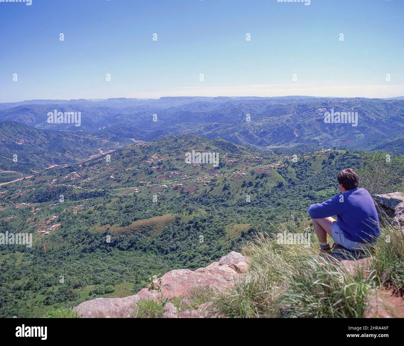 Das Tal der Tausend (1000) Berge, Pietermaritzburg, Kwazulu Natal Provinz, Republik Südafrika Stockfoto