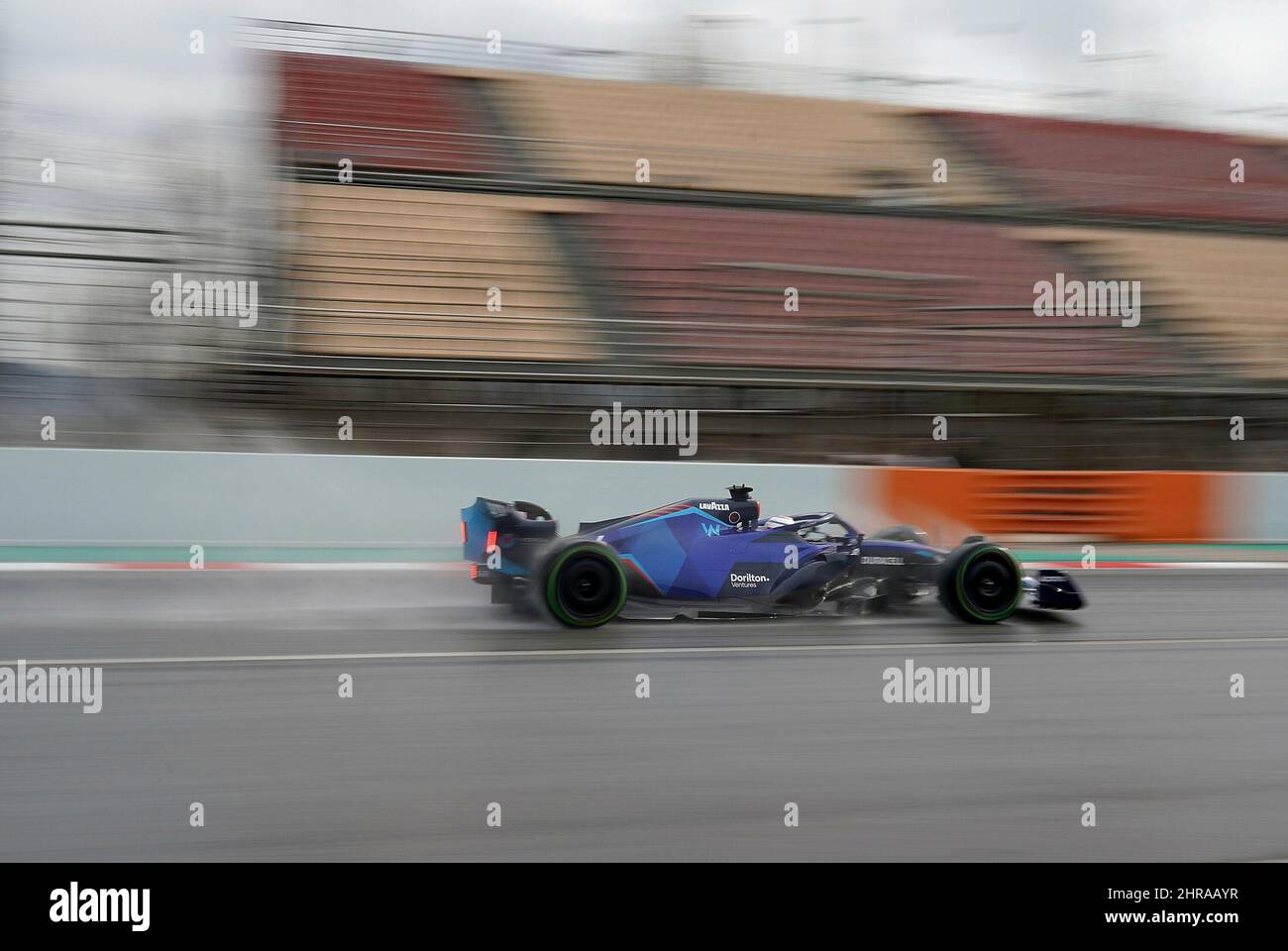 Barcelona, Spanien. 25.. Februar 2022. 25.. Februar 2022, Circuit de Catalunya, Barcelona, Formel-1-Testfahrten 2022 in Barcelona, auf dem Bild Nichola Latifi (CAN), Williams Racing Credit: dpa picture Alliance/Alamy Live News Stockfoto