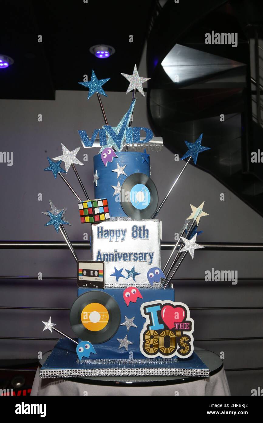 New York, Usa. 24.. Februar 2022. Atmosphäre im Vivid Cabaret New Yorks 8.-jähriges Jubiläum, New York am 24. Februar 2022. (Foto von Udo Salters/Sipa USA) Quelle: SIPA USA/Alamy Live News Stockfoto