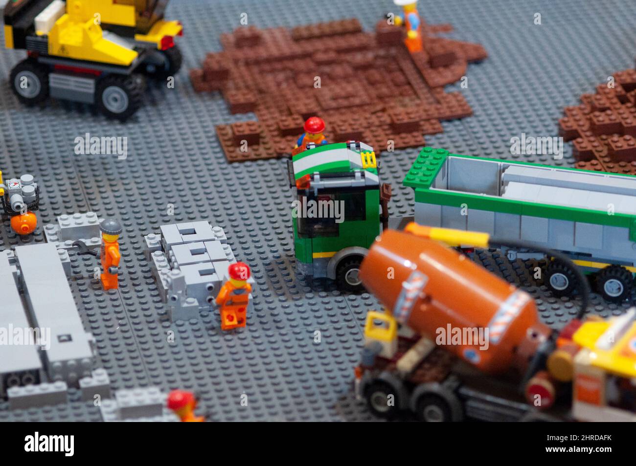 Lego Truck Stockfoto