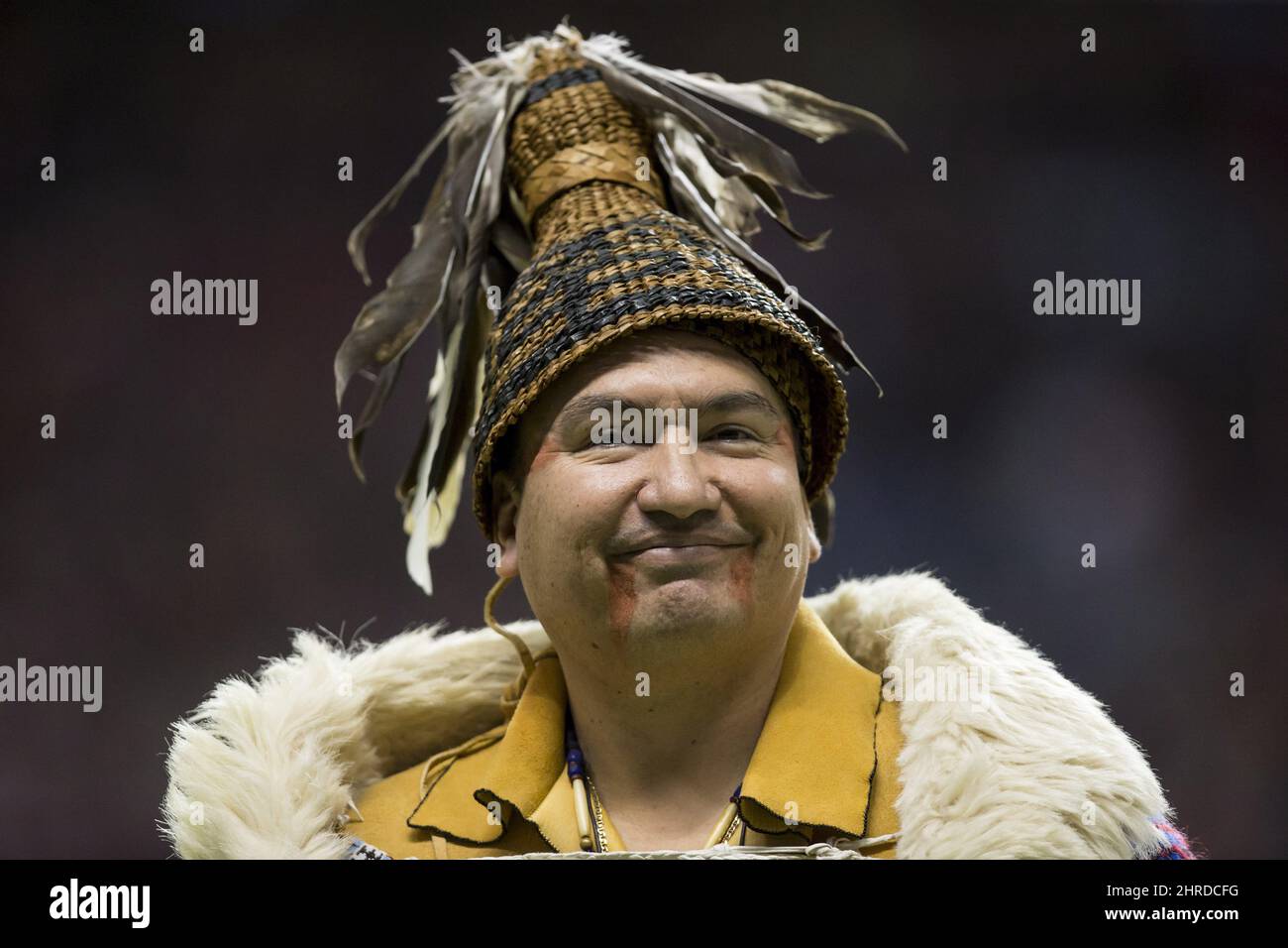 Chief Ian Campbell, Der Squamish First Nation, Begrüßt Die Spieler Von 