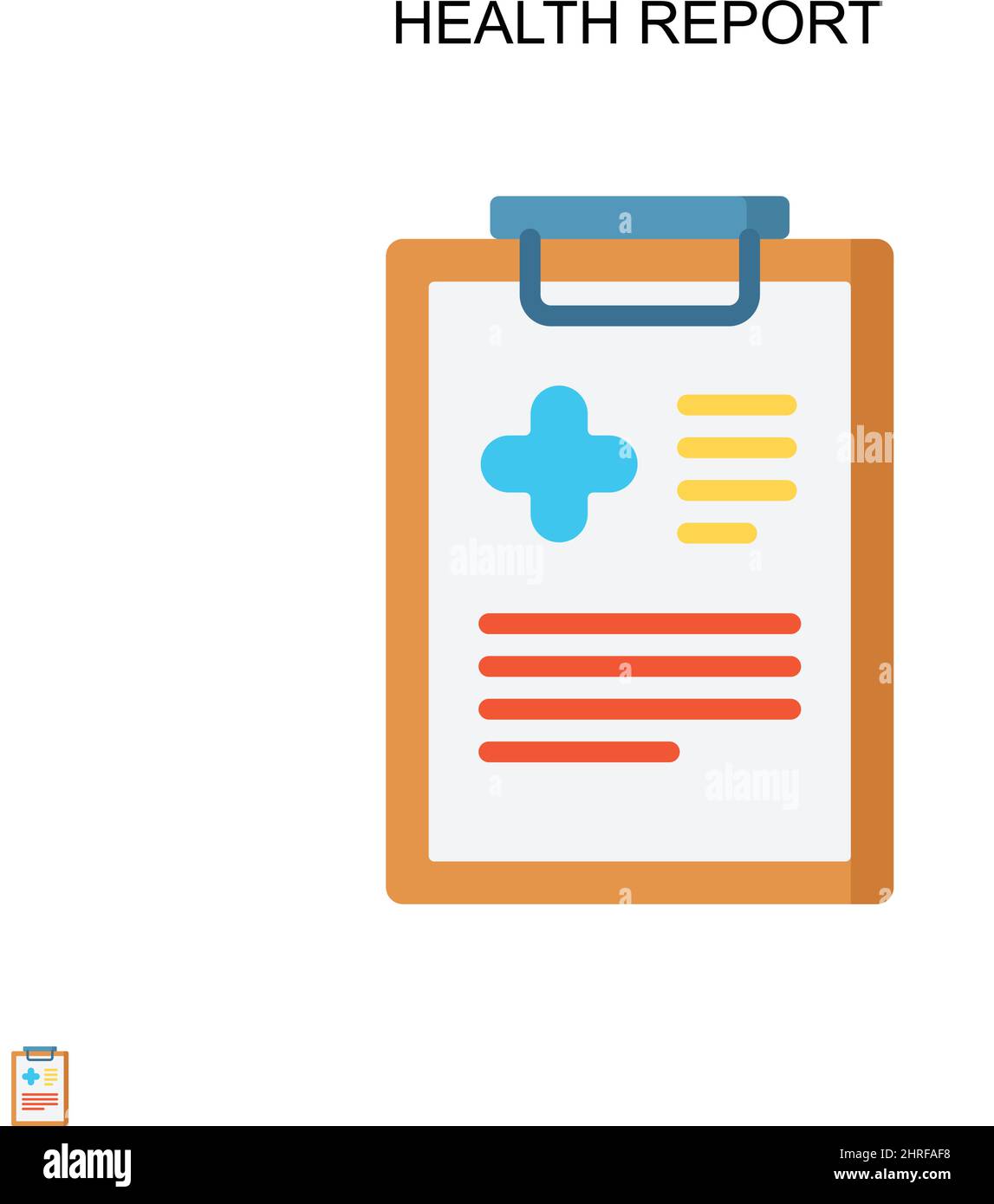 Einfaches Vektorsymbol für Integritätsbericht. Illustration Symbol Design-Vorlage für Web mobile UI-Element. Stock Vektor