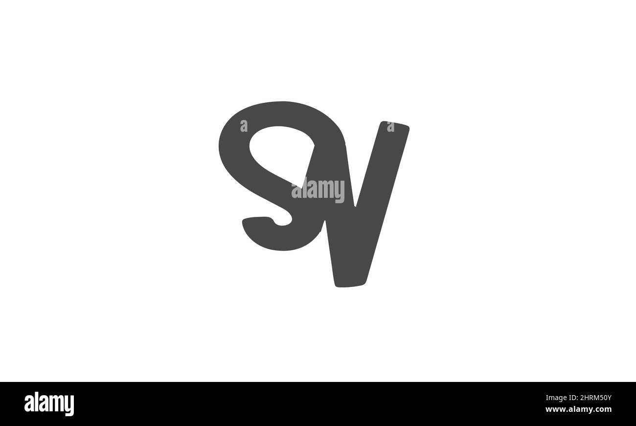 Buchstabenbuchstaben Initialen Monogramm-Logo AW, WA, A und W Stock Vektor