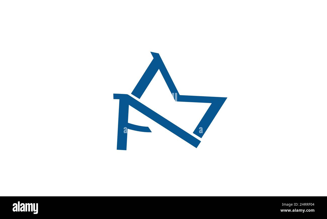 Alphabet Buchstaben Initialen Monogramm Logo AM, MS, A und M Stock Vektor