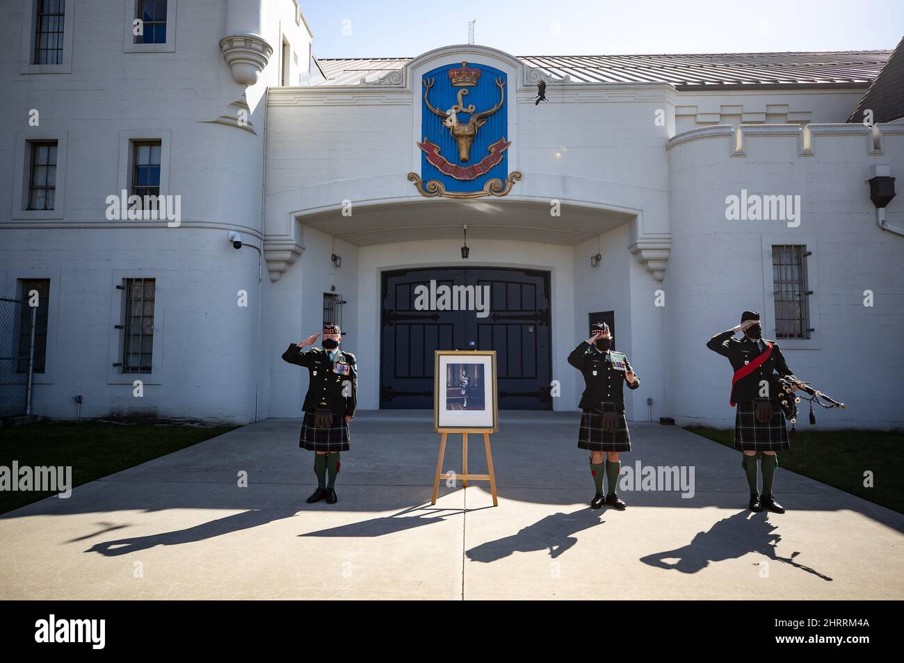 Kommandierender Offizier LT. Col Ed Haverstock, von links nach rechts