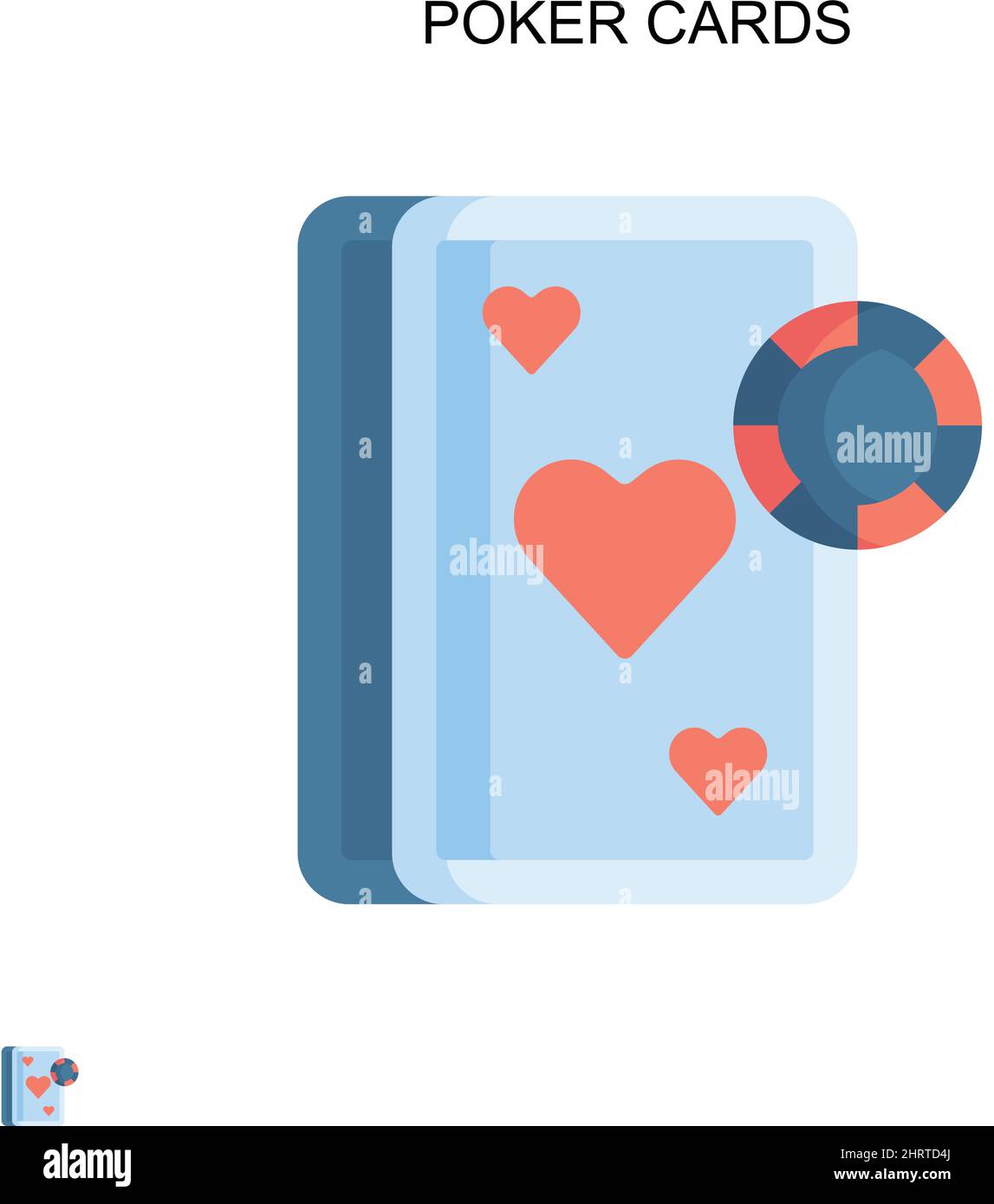 Poker-Karten einfaches Vektor-Symbol. Illustration Symbol Design-Vorlage für Web mobile UI-Element. Stock Vektor Poker-Karten einfaches Vektor-Symbol. Illustration Symbol Design-Vorlage für Web mobile UI-Element. Stock Vektor