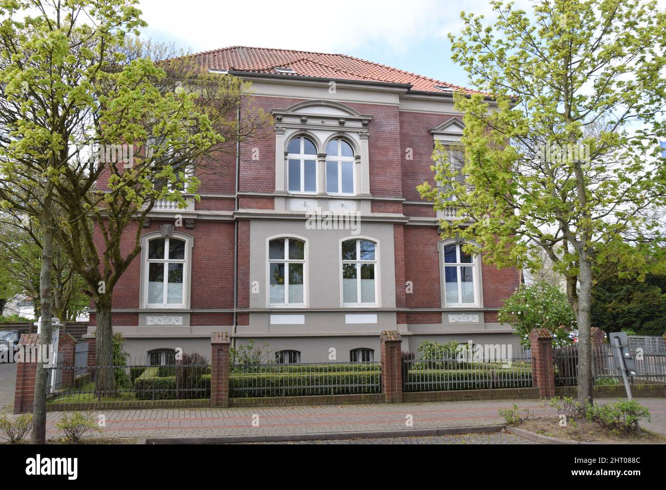 Historismus Villa in Stadthagen Stockfoto