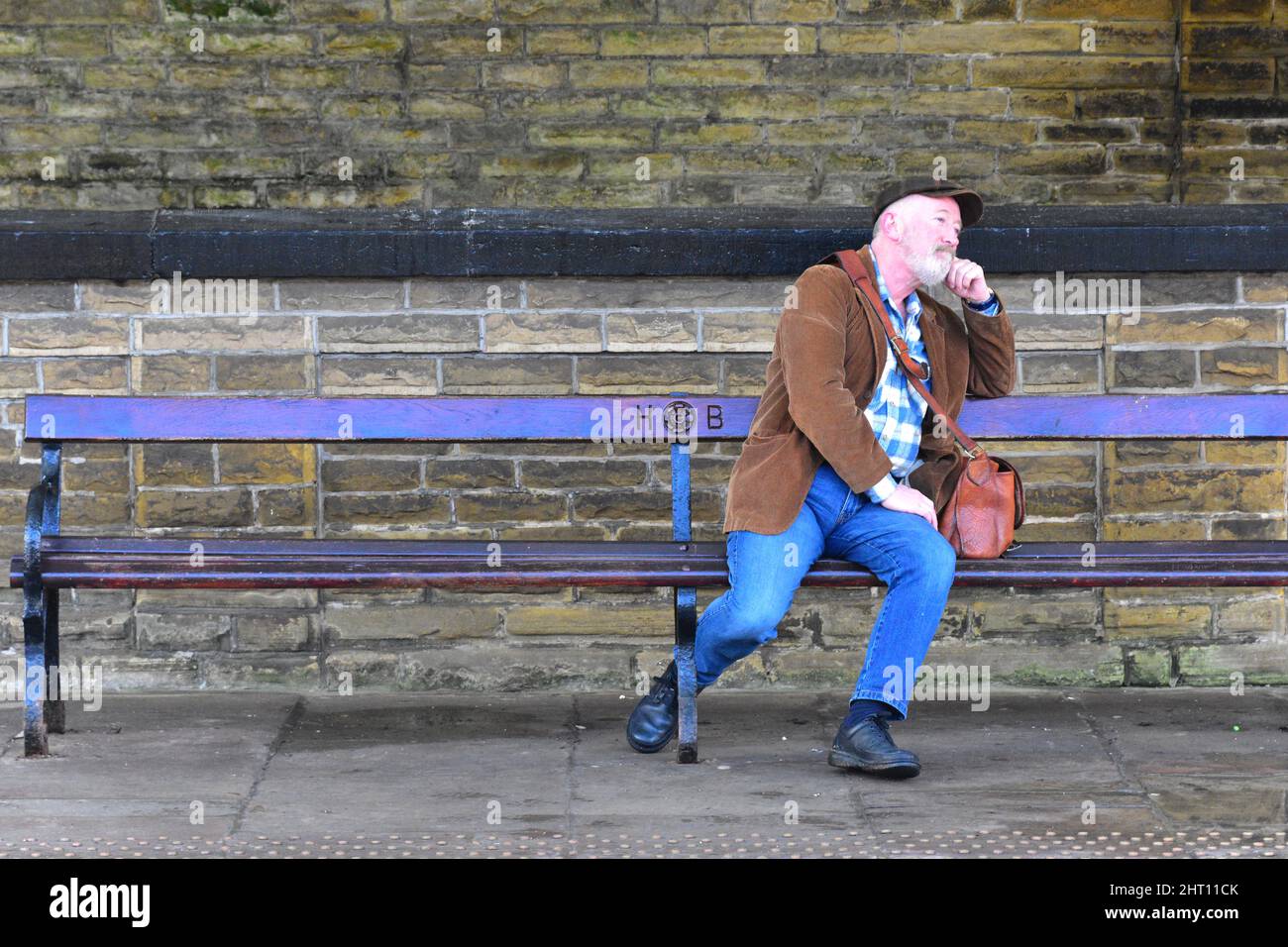Ein Penny für deine Gedanken Stockfoto