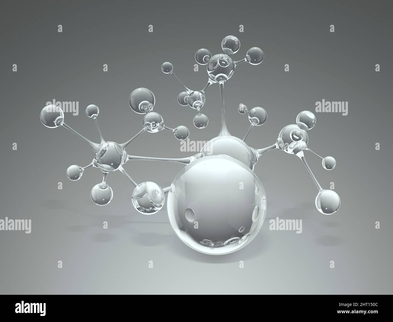 Organismus Struktur mystische Wissenschaft und Medizin Technologie Hintergrund Stockfoto