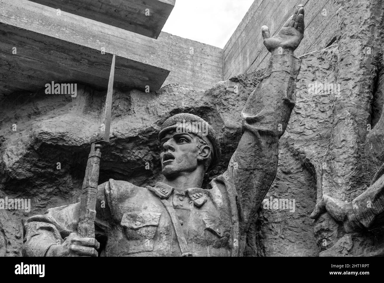 Kiew-Ukraine, 24. Mai 2014: Soldatendenkmal Der Sowjetunion, Kiev Navodnitsky Park Ukraine Stockfoto