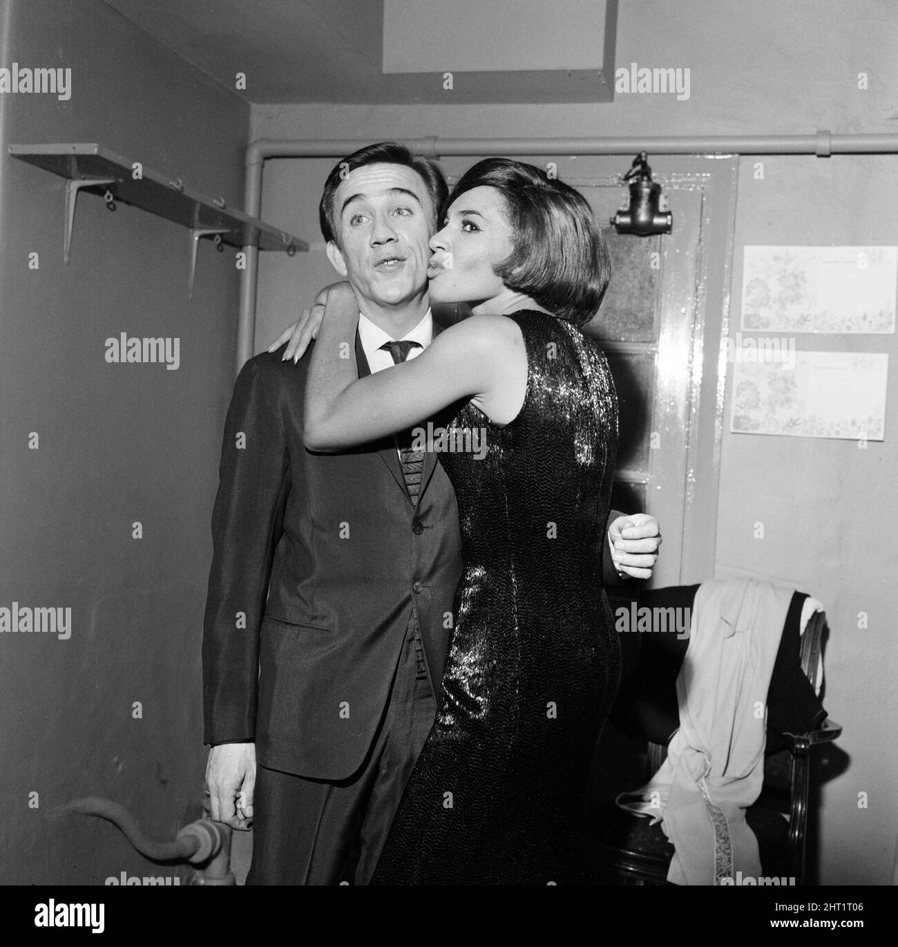 Shirley Bassey und ihr Ehemann Kenneth Hume. 13.. September 1965. Stockfoto