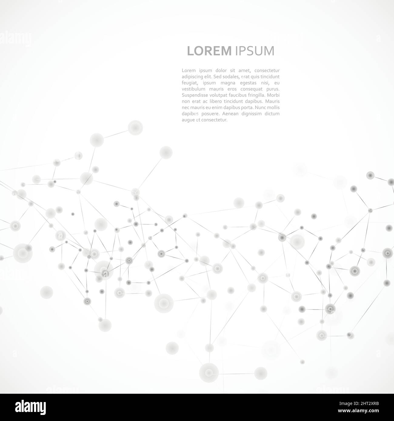Struktur Molekül und Kommunikationshintergrund Stock Vektor