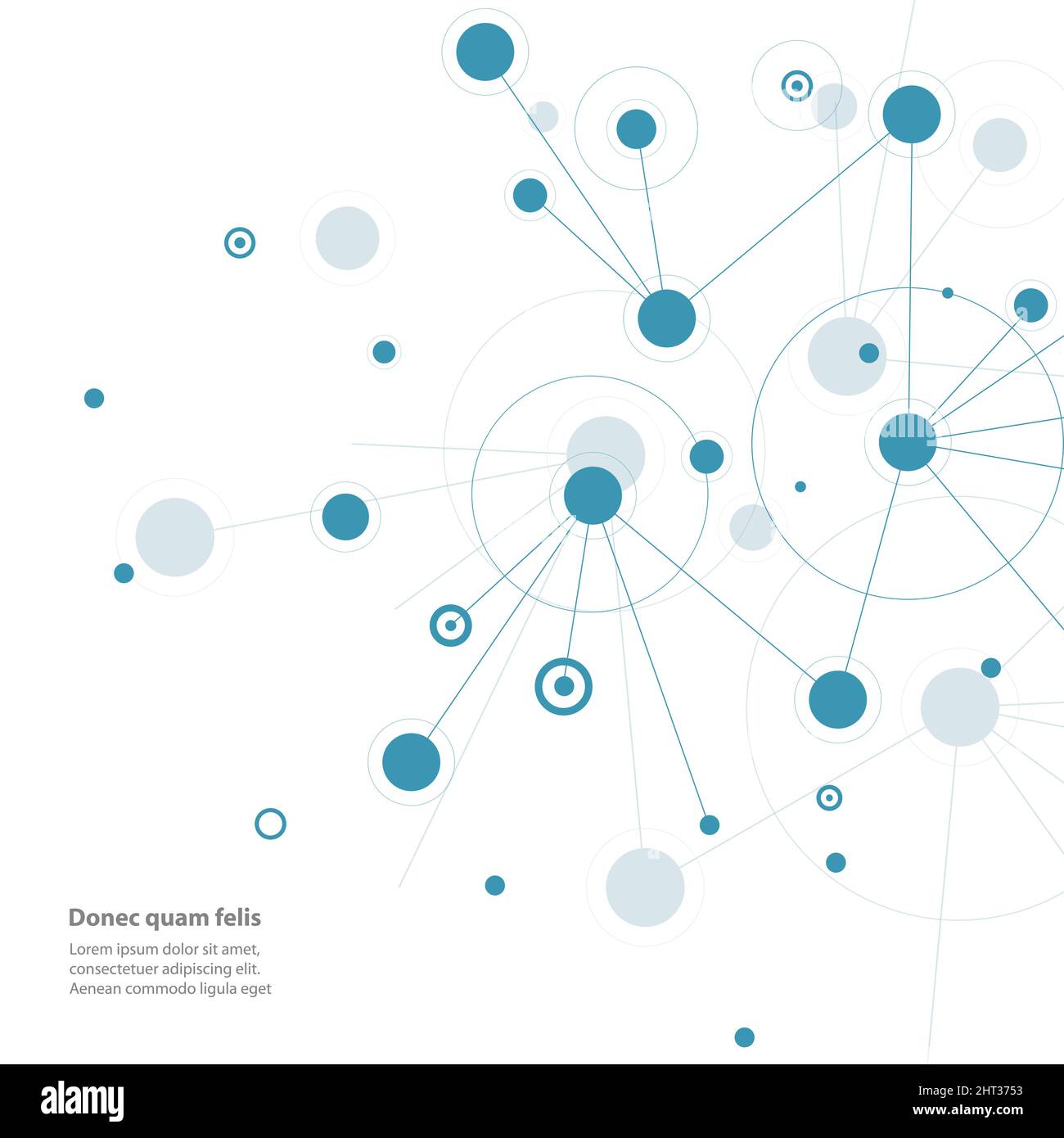 Medizin, Wissenschaft und Technologie Konzepthintergrund Stock Vektor
