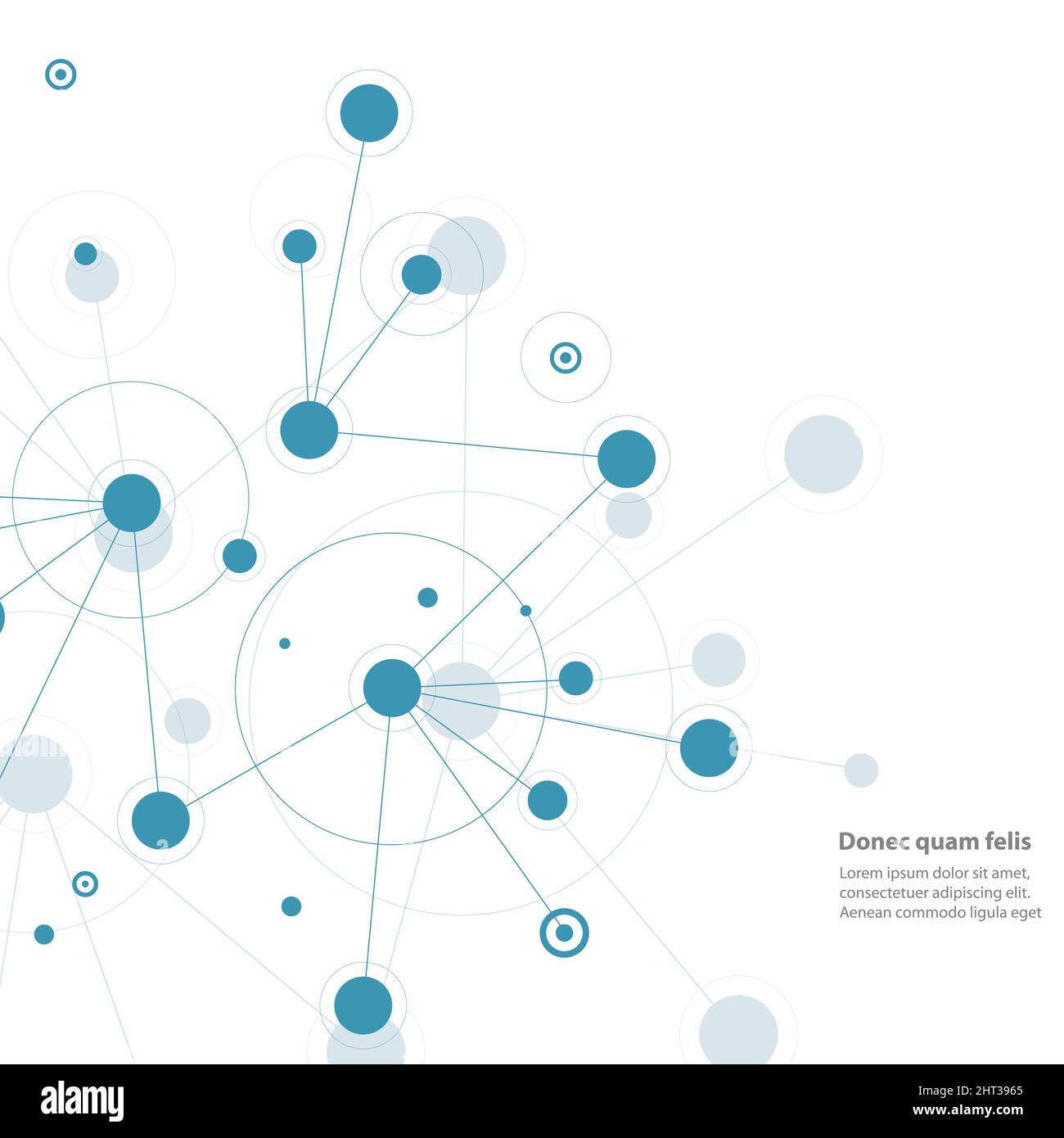 Medizin, Wissenschaft und Technologie Konzepthintergrund Stock Vektor