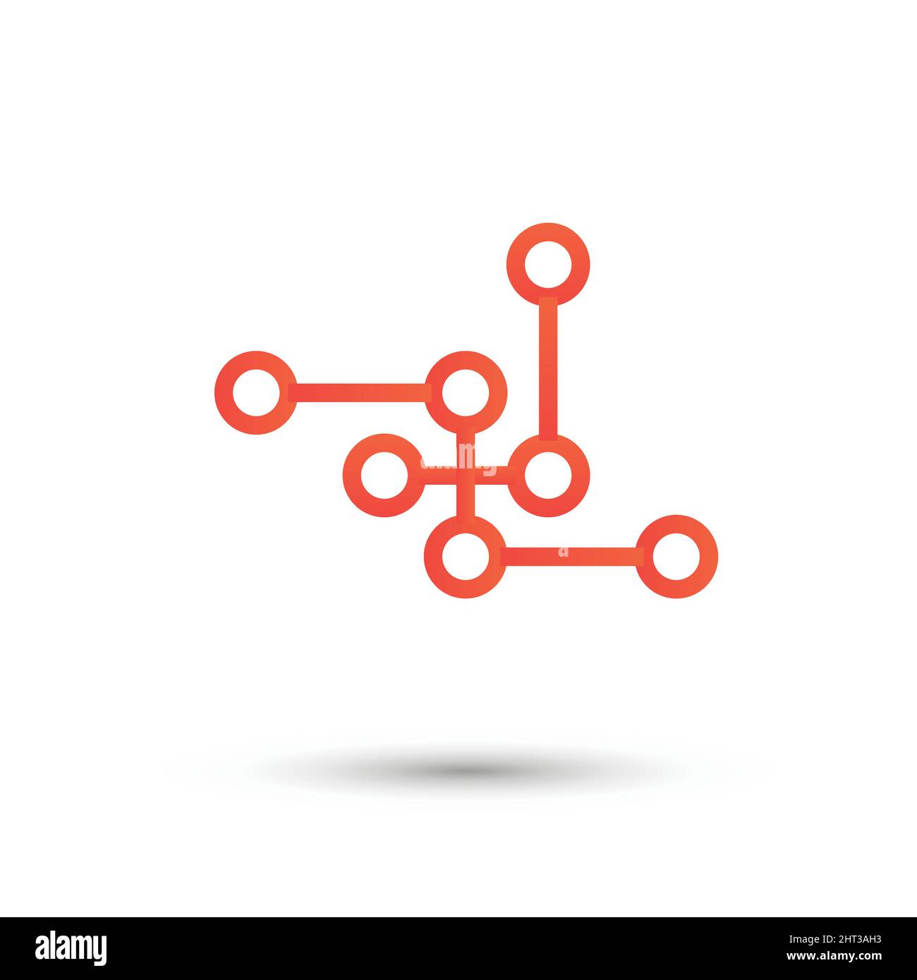 Molekül-Vektor-Design Stock Vektor