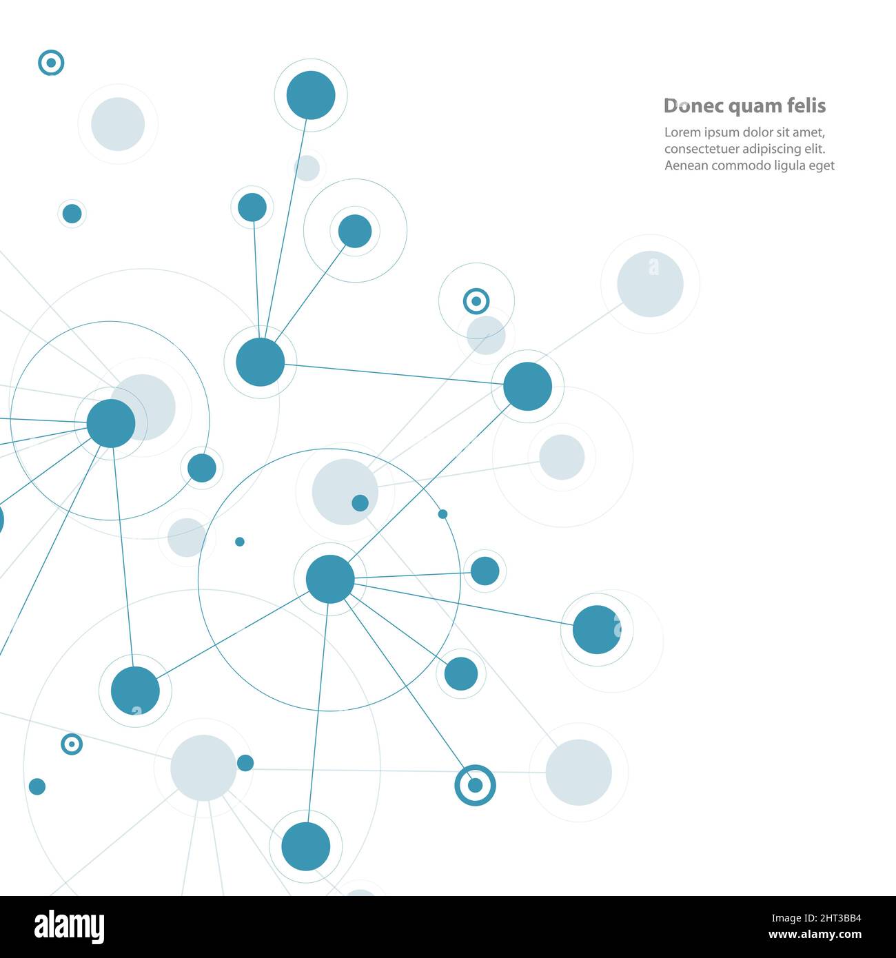 Medizin, Wissenschaft und Technologie Konzepthintergrund Stock Vektor