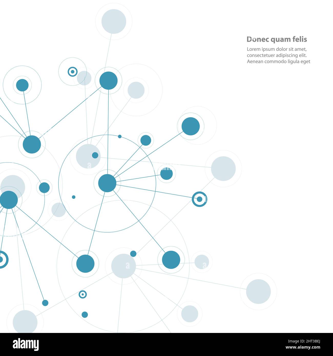 Medizin, Wissenschaft und Technologie Konzepthintergrund Stock Vektor