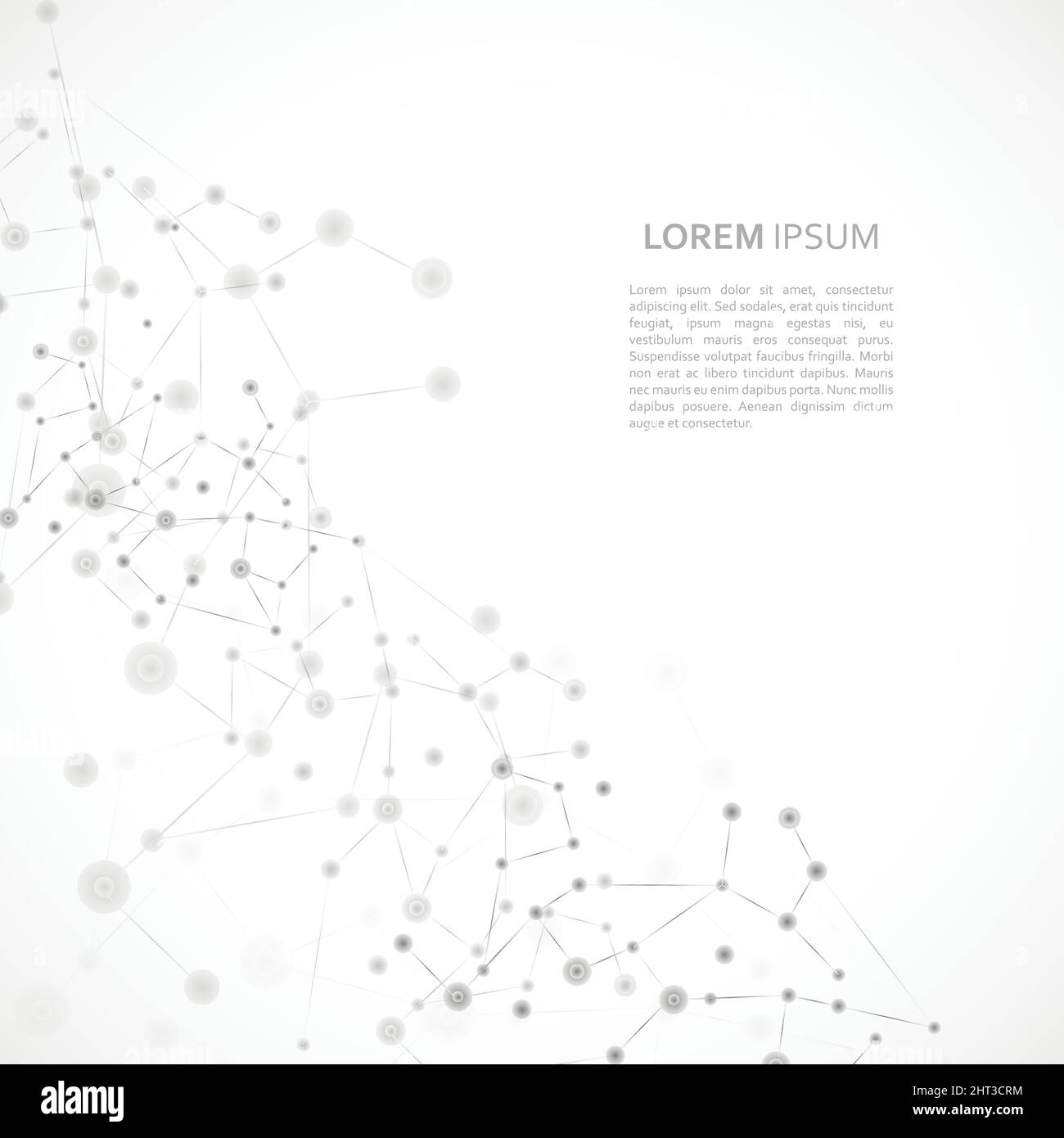 Struktur Molekül und Kommunikationshintergrund Stock Vektor