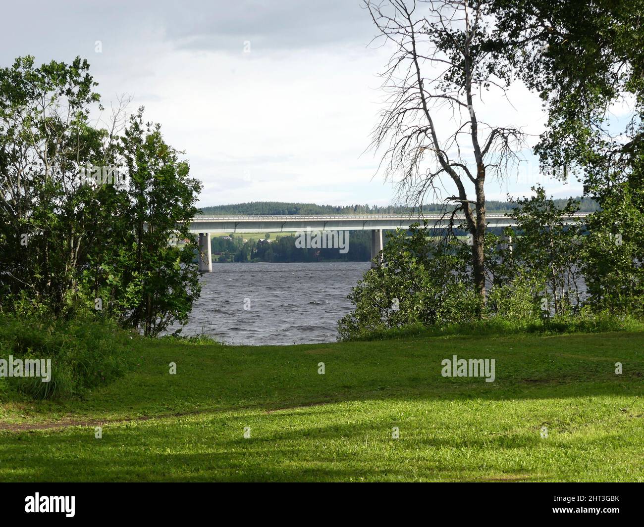 Toller See Stockfoto