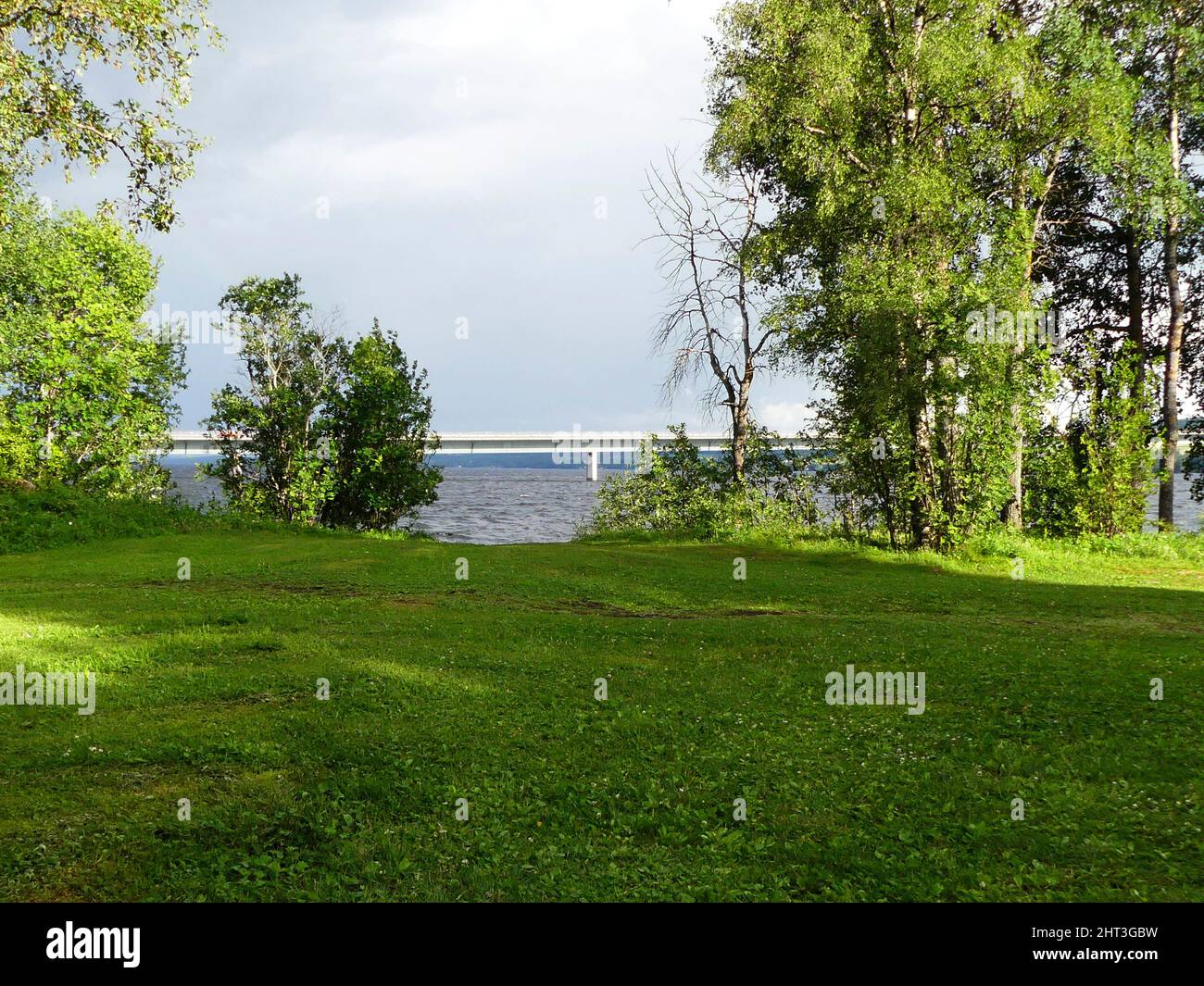 Toller See Stockfoto