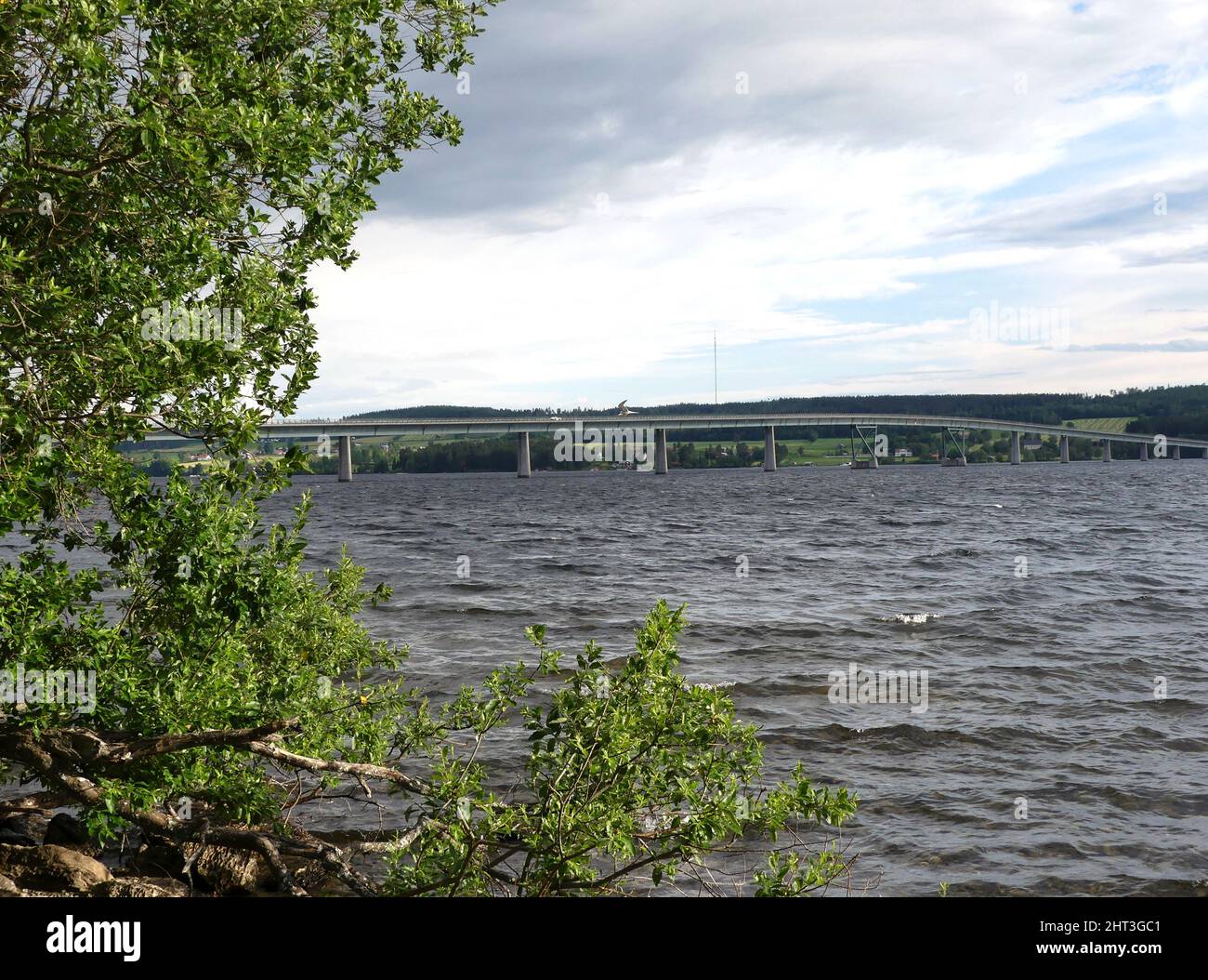 Toller See Stockfoto