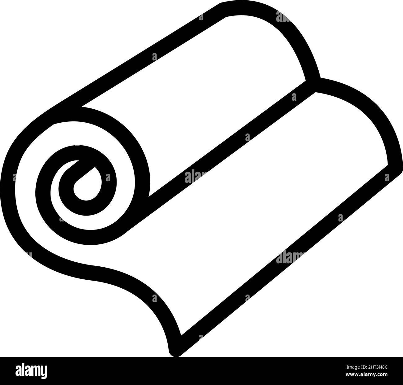 Erstklassiges Symbol für Fitness und Gewichtsverlust. Modernes, flaches Piktogramm-Konzept. Einfaches Vektordesign von Webgrafiken. Stock Vektor