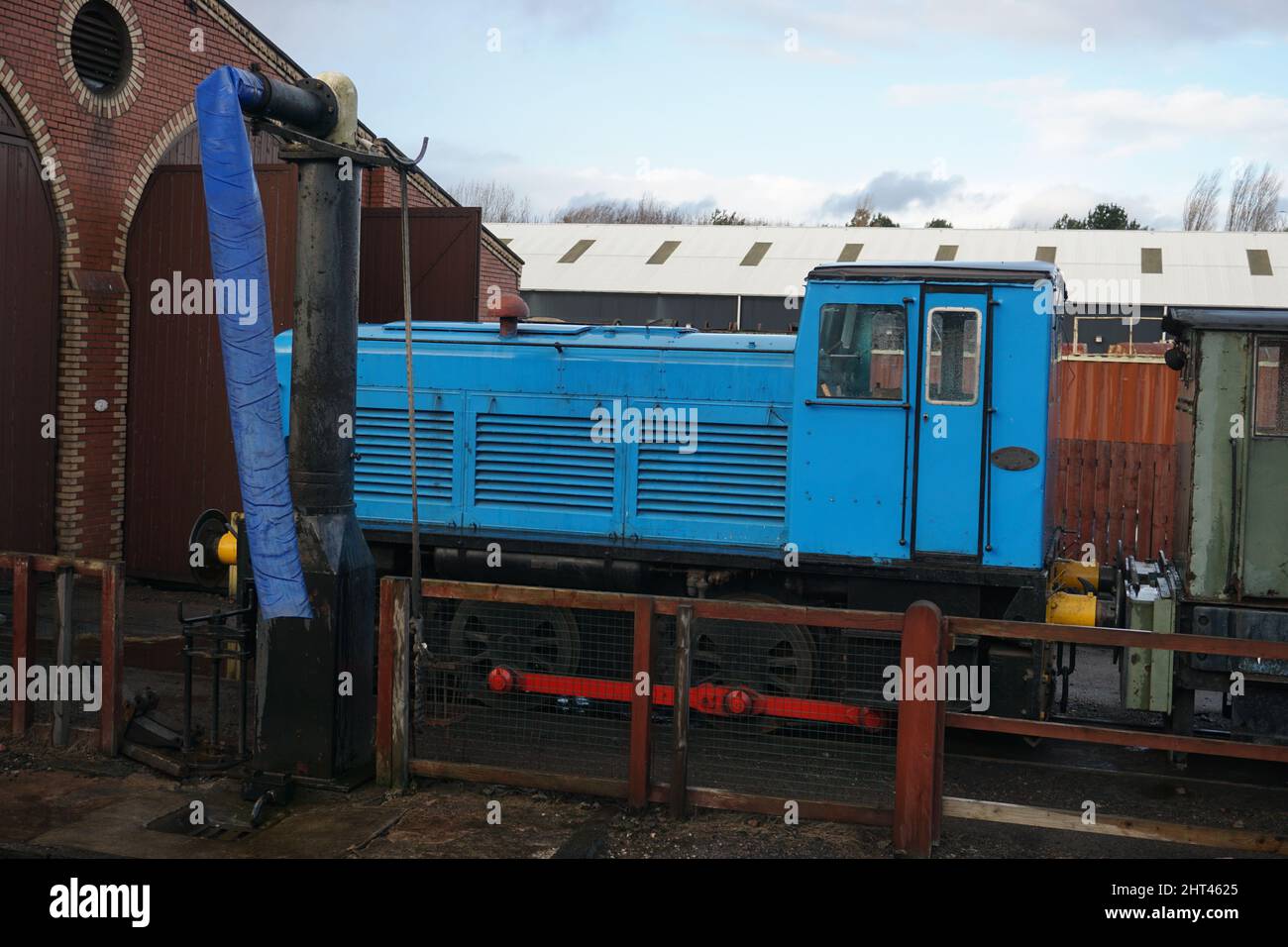 Eisenbahn Szene Stockfoto