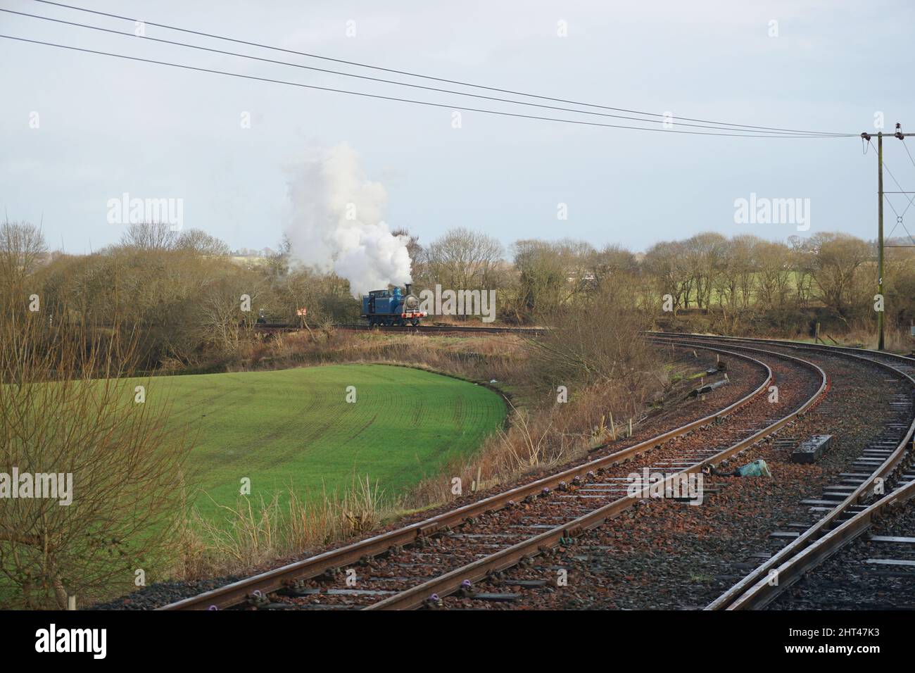 Dampflokomotive Caledonian Railway 419 Stockfoto