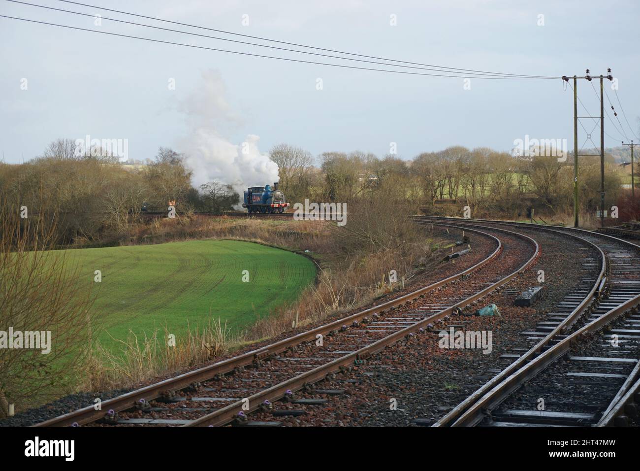 Dampflokomotive Caledonian Railway 419 Stockfoto