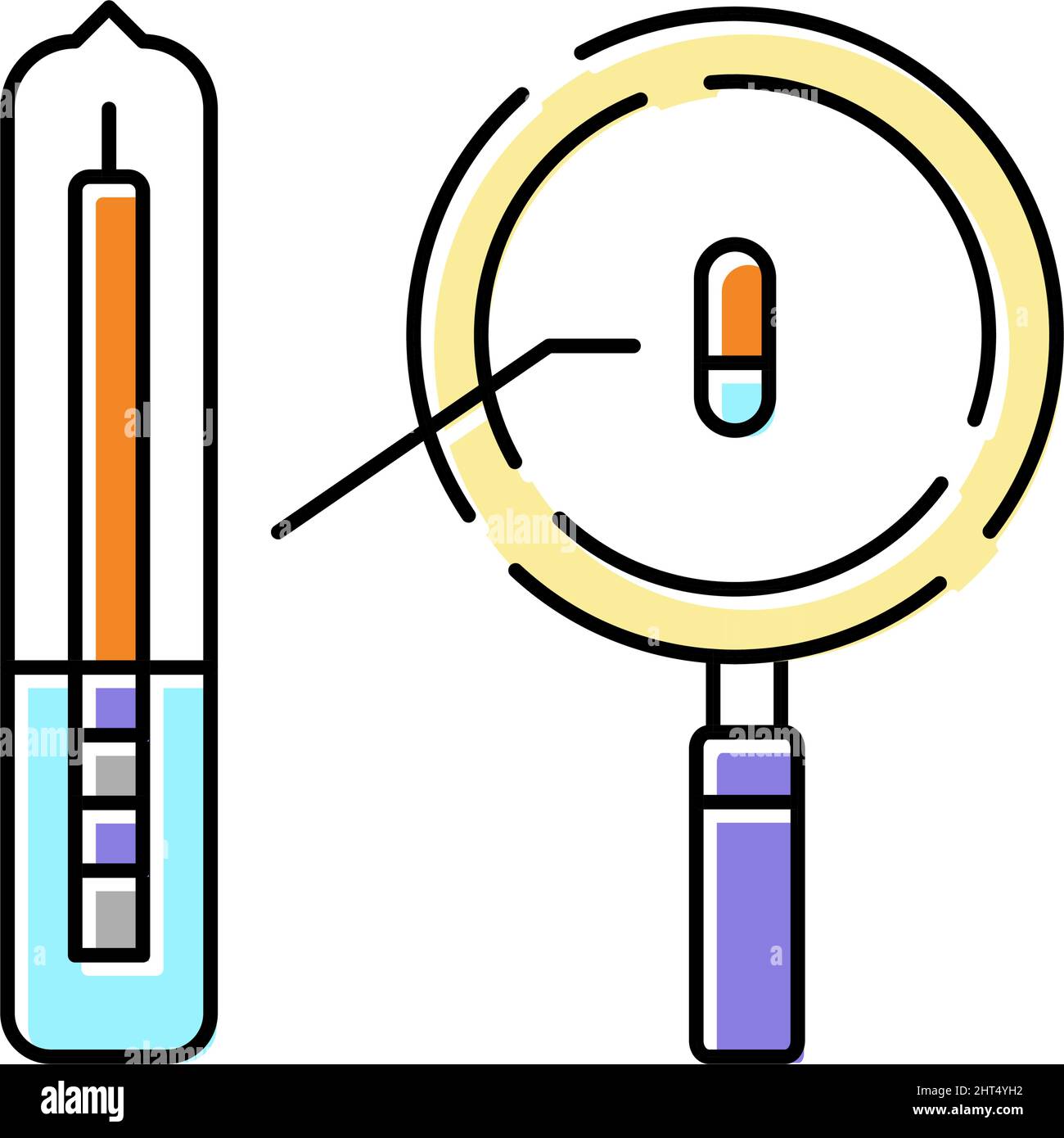 Erneutes Aushängen der vektorgrafik für die farbsymbole des rfid-Chips Stock Vektor