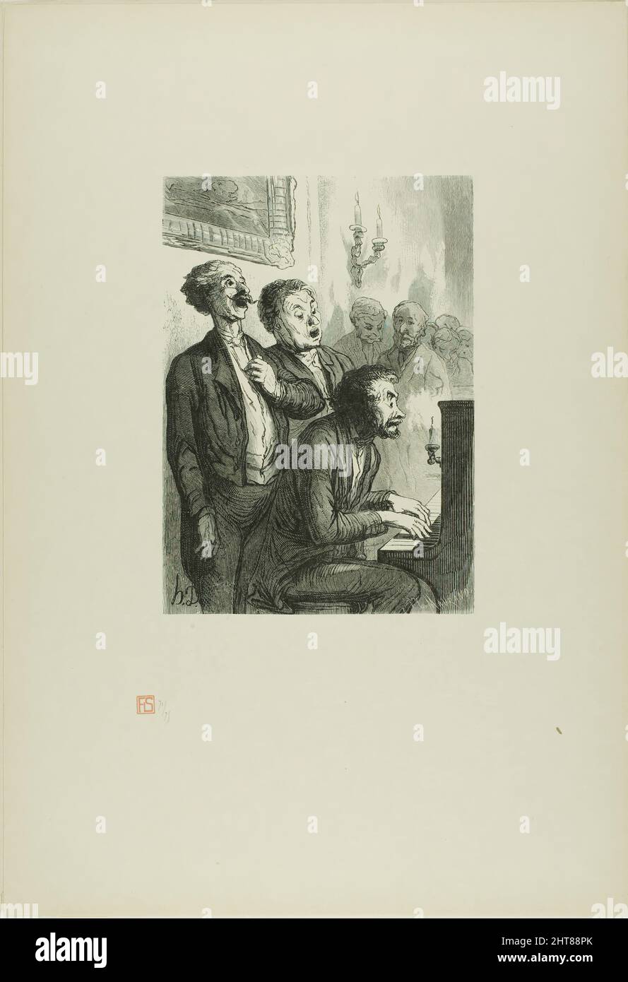 The Chamber Musicians, 1862, gedruckt 1920. Stockfoto