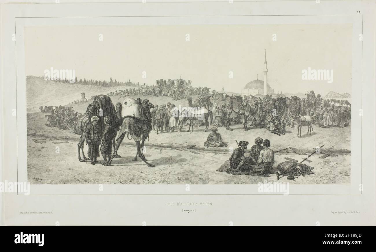 Ali-Pacha Meiden, Smyrna, 1837. Stockfoto