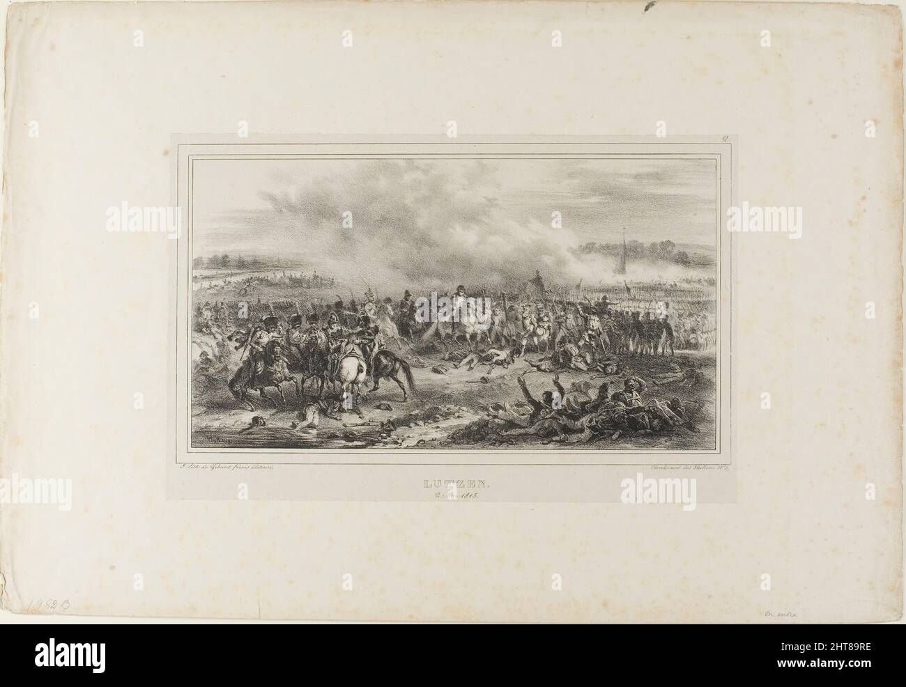 Lutzen, 2. Mai 1813, 1831. Stockfoto