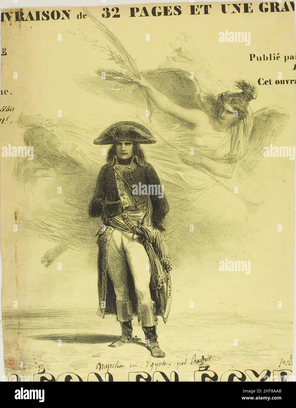 Napoleon in Ägypten, 1835. Stockfoto