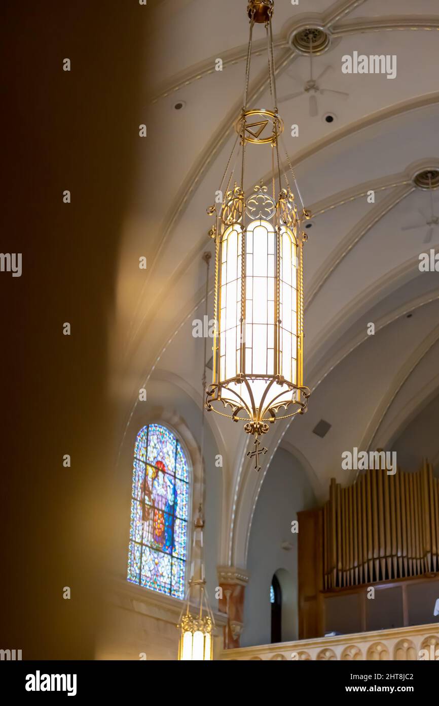 Eine alte Kirche und Basilica Holy Hill Schrein während covid 19 Stockfoto