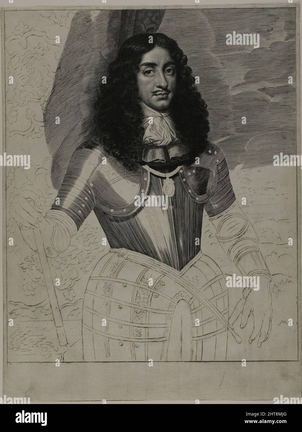 Charles II., König von England, 1660/64. Stockfoto