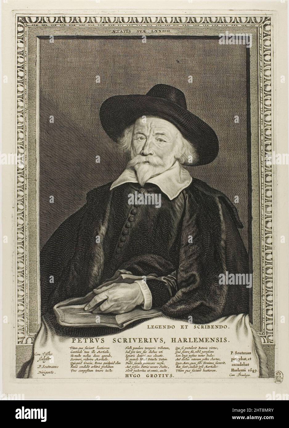 Peter Scriverius, aus Quatuor Personae, 1649. Stockfoto