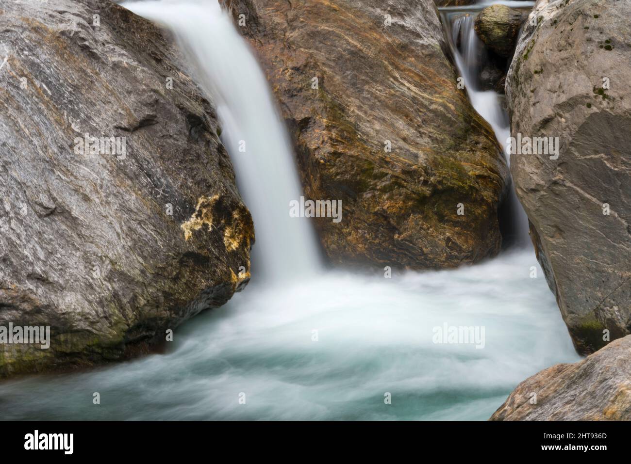 Naga Falls, Lachung, Sikkim, Indien Stockfoto