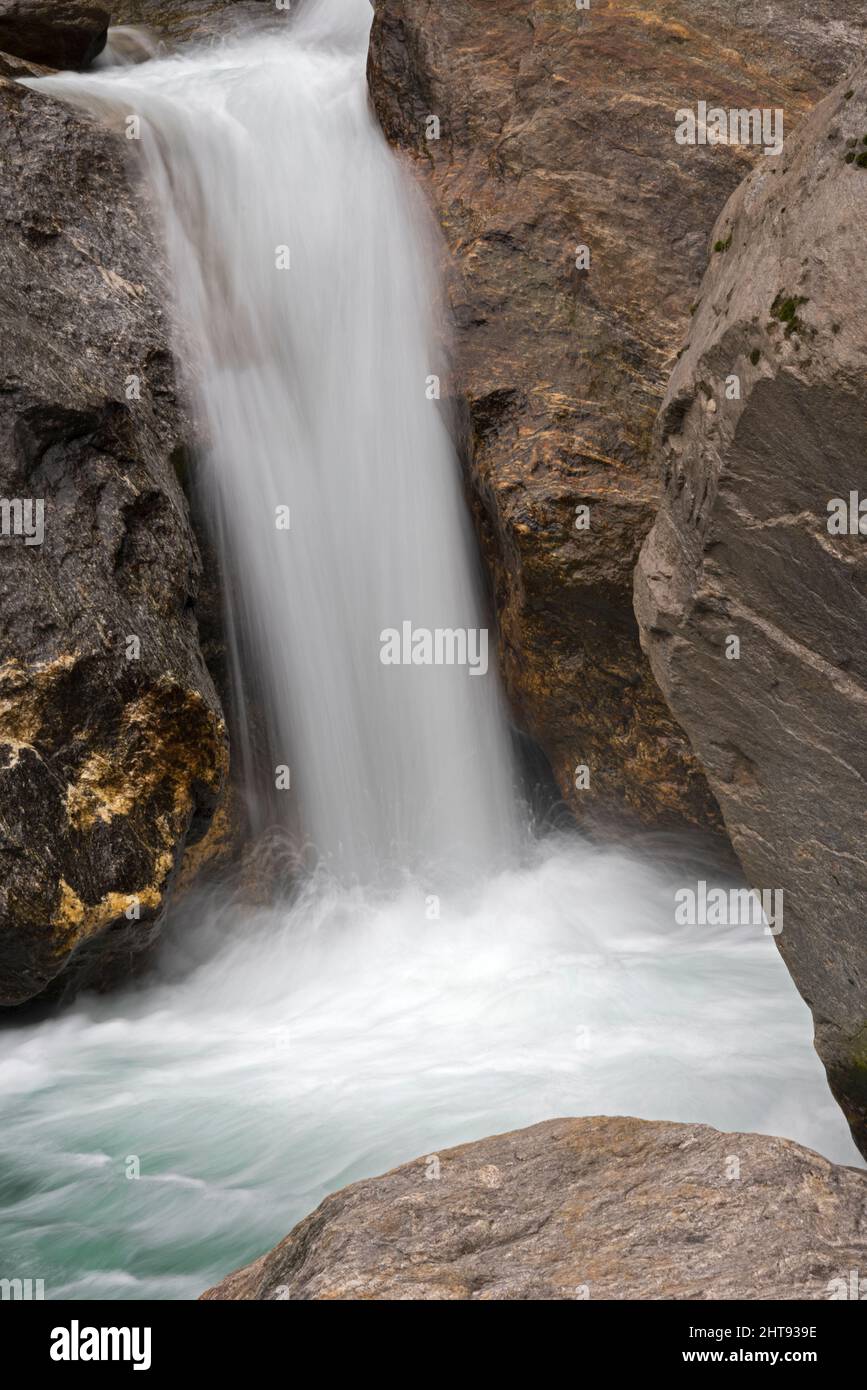 Naga Falls, Lachung, Sikkim, Indien Stockfoto