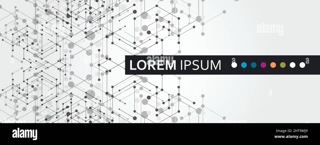 Einfache Technologie Grafik Hintergrund Stock Vektor