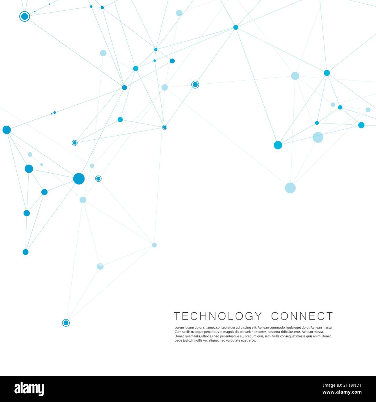 Vector kreatives soziales Netzwerk. Abstrakter polygonaler Hintergrund Stock Vektor