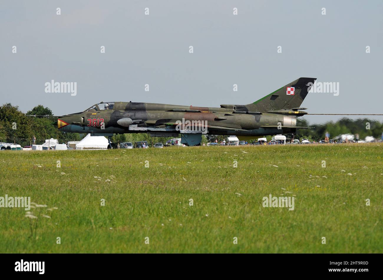 Die Polnische Luftwaffe Su-22 bei R.I.A.T. 2014. Stockfoto