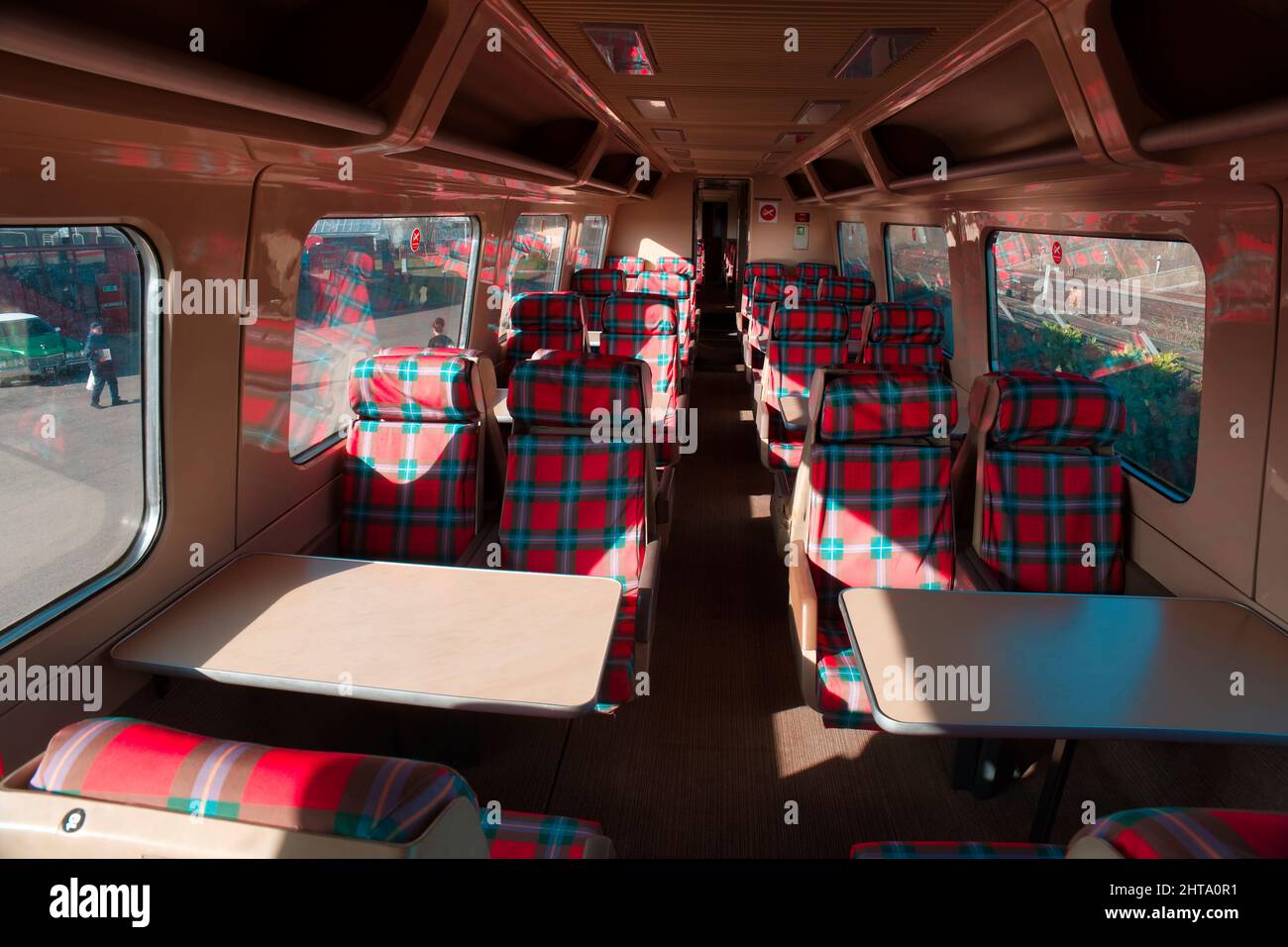 British Rail InterCity APT Class 370 003 im Crewe Heritage Centre Stockfoto