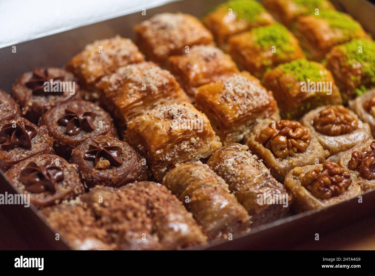 Nahaufnahme der traditionellen Aromen des Nahen Ostens Stockfoto