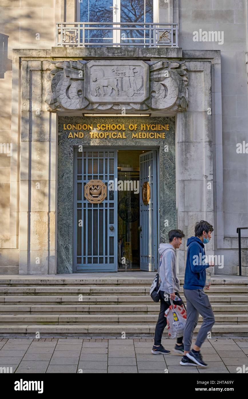 Londoner Schule für Hygeine und Tropenmedizin Stockfoto