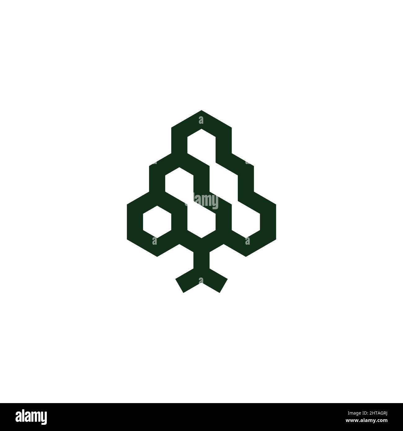 Baum Logo Design Inspiration Symbol Vektor Vorlage Stock Vektor