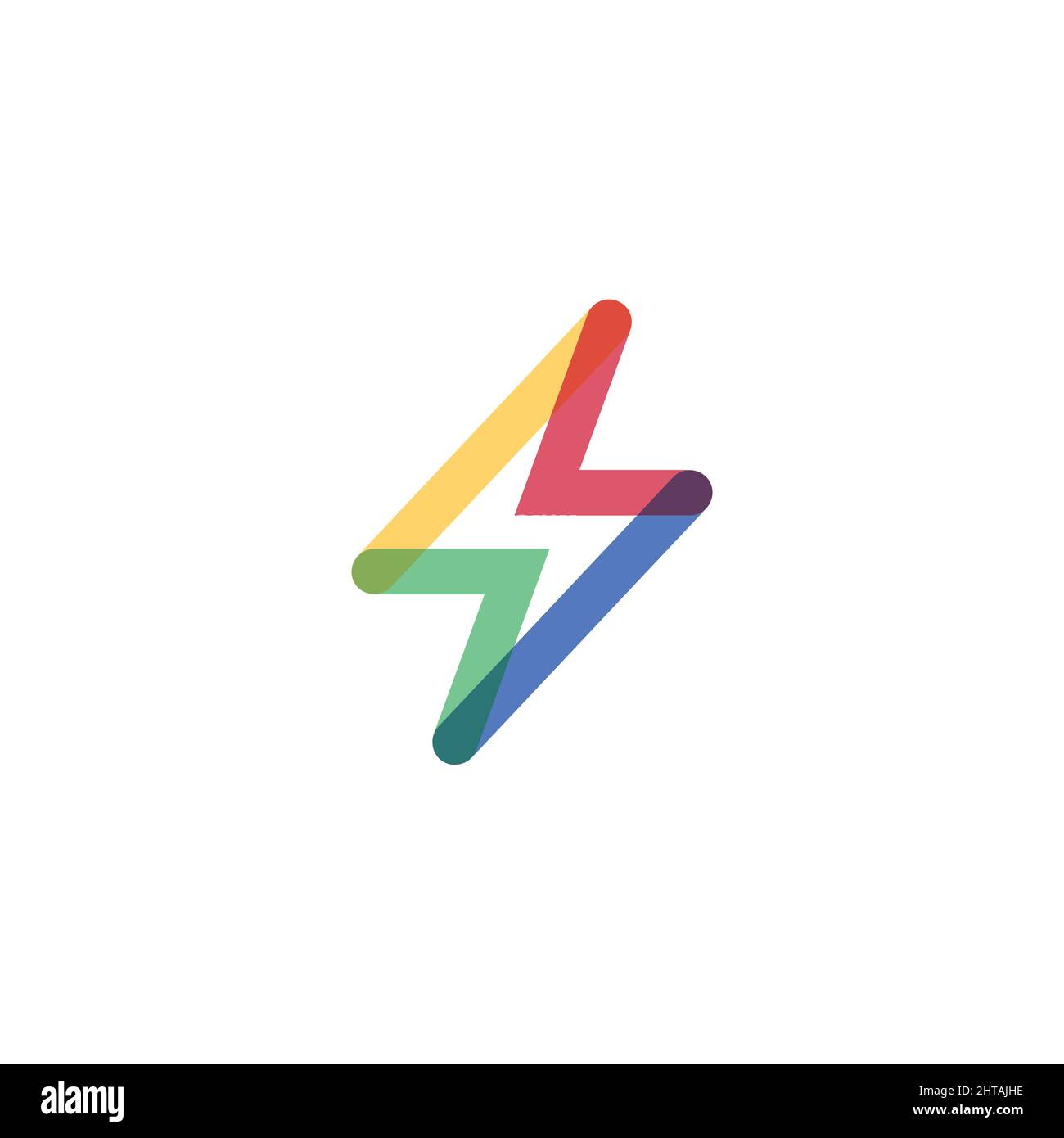 Flash Thunder Bolt Logo Design Inspiration Vektor Vorlage Stock Vektor