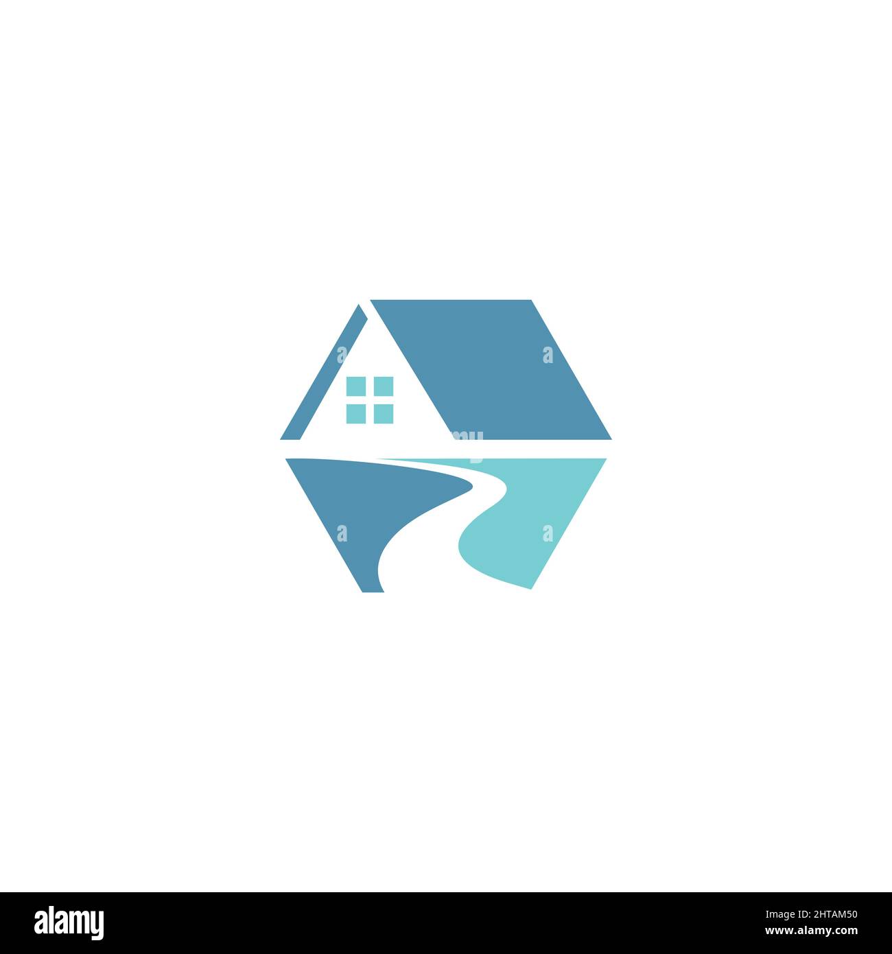Haus Logo Design Illustration Vektor Vorlage Stock Vektor