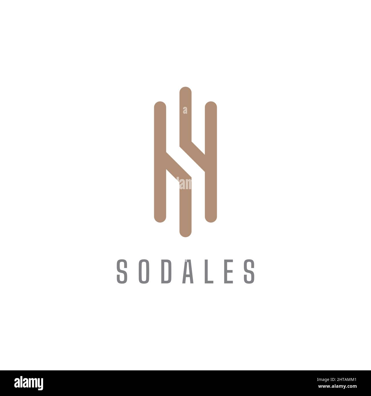 Initial Letter S Logo Design Vektor-Vorlage Stock Vektor