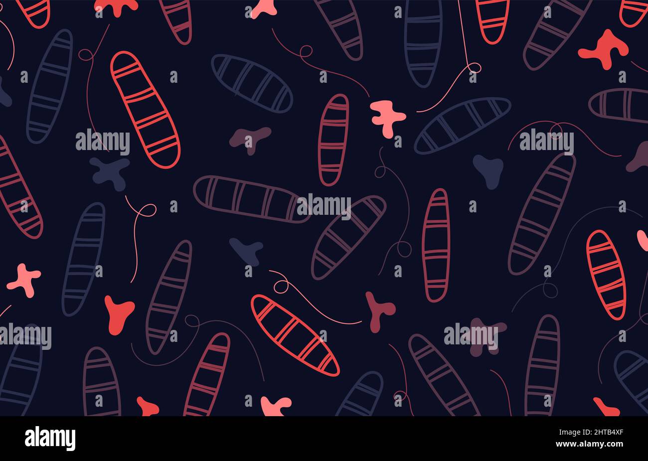 Abstrakte Kritzeleien Vorlage überlappende Design-Kunstwerk. Freie Hand Zeichnung Design Hintergrund. Illustrationsvektor Stock Vektor